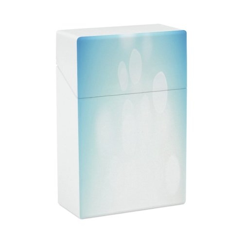 yanfind Cigarette Case Space Glowing Effects Social Transparent Emotion Dreaming Futuristic Love Nightlife Smooth Romance Hard Plastic Crushproof Cigarette Case