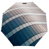 yanfind Umbrella Manual Futuristic Generated District Window Downtown Digitally City Architecture Abstract UK Windproof waterproof anti-ultraviolet protection golf umbrella