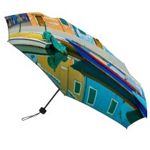 yanfind Umbrella Manual Sky Built Burano Reflection Outdoors Row Nautical Transportation Structure Architecture Italy Windproof waterproof anti-ultraviolet protection golf umbrella