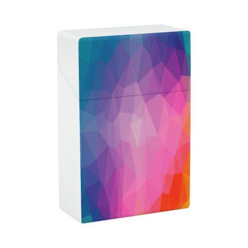 yanfind Cigarette Case Space Generated Spain Vibrant Classical Neo Art Decoration Digitally Elegance Abstract Hard Plastic Crushproof Cigarette Case