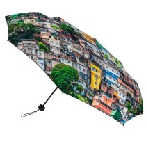 yanfind Umbrella Manual Working Janeiro Slum Temporary Anxiety Social Rio Issues America Poverty Unemployment Favela Windproof waterproof anti-ultraviolet protection golf umbrella