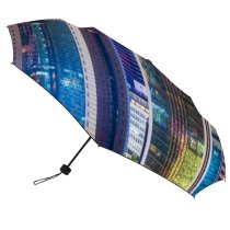 yanfind Umbrella Manual Natural Reflection Financial Illuminated Explosion Downtown Window Exterior Travel Outdoors Province Windproof waterproof anti-ultraviolet protection golf umbrella