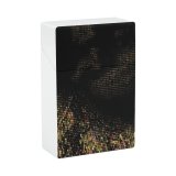 yanfind Cigarette Case Pixelated Decoration Dot Moire Polka Toned Abstract Marbled Art Simplicity Digitally Hard Plastic Crushproof Cigarette Case