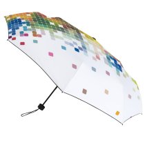 yanfind Umbrella Manual Data Beauty Checked Generated Science Rectangle Craft Art Hill Decoration Digitally Abstract Windproof waterproof anti-ultraviolet protection golf umbrella