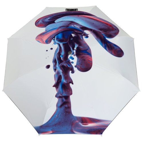 yanfind Umbrella Manual England Liquid Vibrant Alien London Drop Abstract UK Bubble Windproof waterproof anti-ultraviolet protection golf umbrella