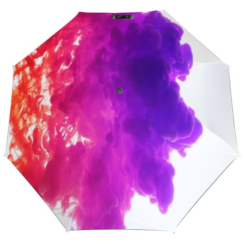 yanfind Umbrella Manual Studio Purple Ombre Shot Simplicity Vibrant Art Motion Surreal Monica Dreamlike Windproof waterproof anti-ultraviolet protection golf umbrella