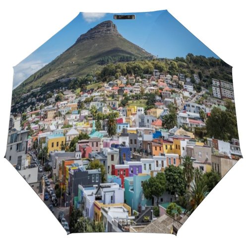 yanfind Umbrella Manual Africa High Malay Street Quarter Cape Cities City Western Capital Outdoors Cityscape Windproof waterproof anti-ultraviolet protection golf umbrella
