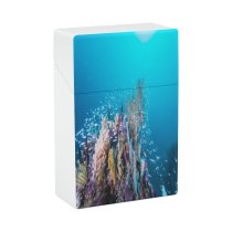 yanfind Cigarette Case Fish Mie Coral Undersea Journey Scuba Block Pacific Sea Artificial Hard Plastic Crushproof Cigarette Case