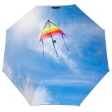 yanfind Umbrella Manual Space Dreaming Beauty Kite Innocence Memories Imagination Sky Childhood Mid Windproof waterproof anti-ultraviolet protection golf umbrella