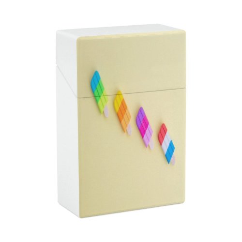 yanfind Cigarette Case Space Studio Lay Cream Australia Frozen Shot Bar Eraser Summer Pastel Hard Plastic Crushproof Cigarette Case