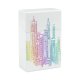 yanfind Cigarette Case Saturated Doodle Explosion Tall Rainbow Residential High Exterior Aerial District Population Hard Plastic Crushproof Cigarette Case
