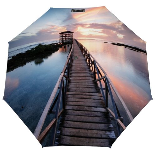 yanfind Umbrella Manual Island Visayan Moody Idyllic Place Islands Philippines Surfing Beauty Awe Windproof waterproof anti-ultraviolet protection golf umbrella