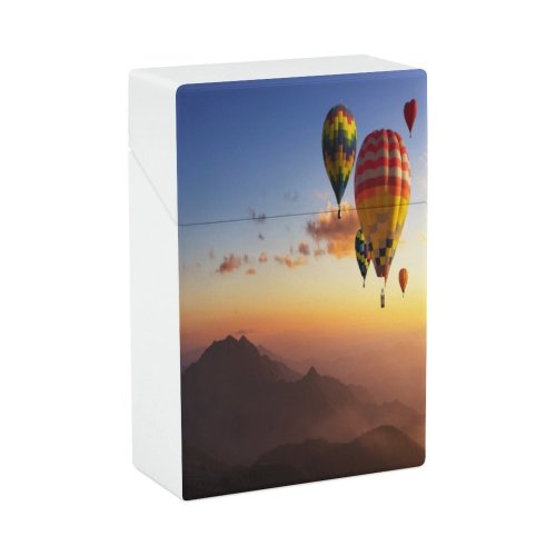 yanfind Cigarette Case Non Festival Ballooning Dramatic Range Beauty Scenics Balloon Transportation Urban Hot Hard Plastic Crushproof Cigarette Case