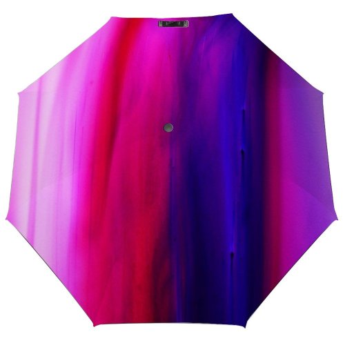 yanfind Umbrella Manual Studio Blurred Liquid Purple Dye Shot Vibrant Monica Abstract California Santa Motion Windproof waterproof anti-ultraviolet protection golf umbrella
