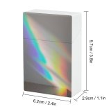 yanfind Cigarette Case Physical Still Scene Natural Rainbow Vibrant Contemplation Glowing Abstract Inspiration Hard Plastic Crushproof Cigarette Case
