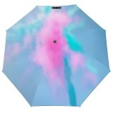 yanfind Umbrella Manual Sky Powder Blurred Outdoors Abstract Vitality Space Motion Structure Barcelona Freedom Windproof waterproof anti-ultraviolet protection golf umbrella