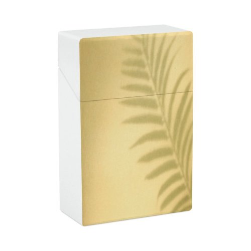 yanfind Cigarette Case Space Growth Tree Hanging Botany Leaf Dark Palm Beach Shade Springtime Hard Plastic Crushproof Cigarette Case