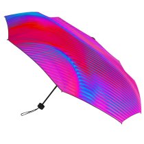 yanfind Umbrella Manual Space Saturated Glowing Futuristic Smooth Screen Mixing Neon Hologram Blurred Creativity Lighting Windproof waterproof anti-ultraviolet protection golf umbrella