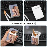 yanfind Cigarette Case Cheerful Fashionable Fun Positive Happiness Lifestyles Emotion Femininity Young Freedom Interest Hard Plastic Crushproof Cigarette Case