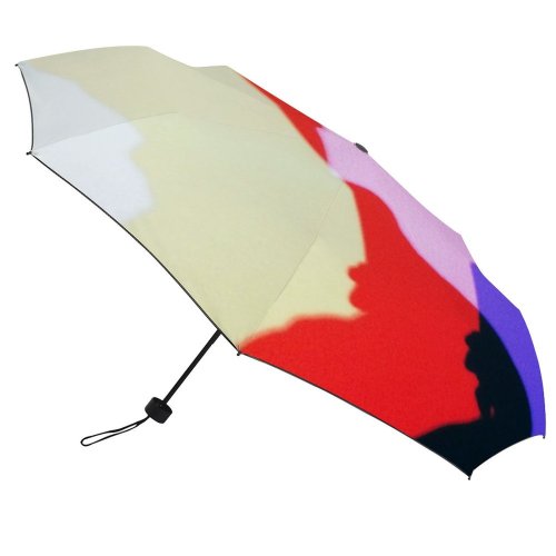 yanfind Umbrella Manual Headshot Effects Blank CMYK Expression Illusion Natural Spectrum Photographic Oregon Portrait Silhouette Windproof waterproof anti-ultraviolet protection golf umbrella