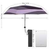 yanfind Umbrella Manual Papercutting Turquoise Dimensional Art Layered Abstract Space Directly Elegance Victoria Windproof waterproof anti-ultraviolet protection golf umbrella