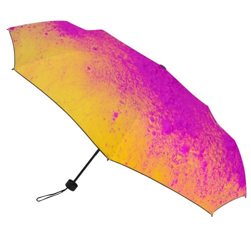 yanfind Umbrella Manual Splattered Powder England UK London Art Abstract Space Talcum Still Windproof waterproof anti-ultraviolet protection golf umbrella