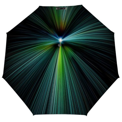 yanfind Umbrella Manual Shiny Big Data Perspective Illuminated Science Beam Dimensional Surreal Futuristic China Abundance Windproof waterproof anti-ultraviolet protection golf umbrella