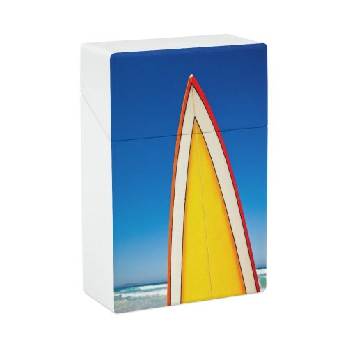 yanfind Cigarette Case Beach Outdoors Surfboard Peninsula Sea Surfing Australia Port Absence Sky Eyre Clear Hard Plastic Crushproof Cigarette Case