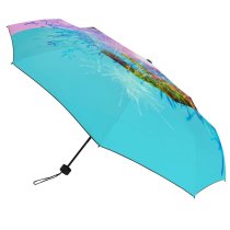 yanfind Umbrella Manual Turquoise Futuristic Space Fantasy Between Pale Technology Mid Prefecture Limb Japan Imagination Windproof waterproof anti-ultraviolet protection golf umbrella