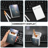 yanfind Cigarette Case Emerald Non Glowing Ruby Way Wing Beam Spread Bird Urban Togetherness Hovering Hard Plastic Crushproof Cigarette Case