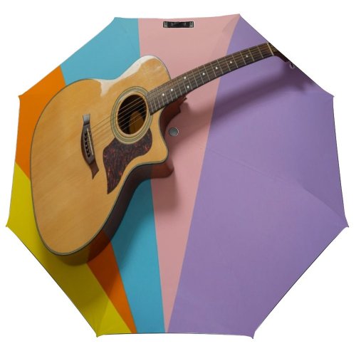 yanfind Umbrella Manual Space Order Guitar Studio Directly High Musical Pausania Purple Italy Shot Craft Windproof waterproof anti-ultraviolet protection golf umbrella