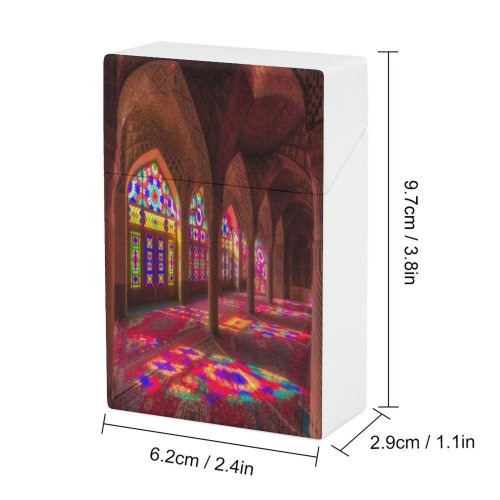yanfind Cigarette Case Old Tranquility Place Beam Shiraz Beauty Journey Scenics Countries Ancient Exoticism Hard Plastic Crushproof Cigarette Case