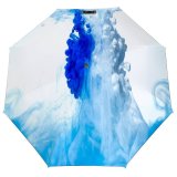 yanfind Umbrella Manual Grunge Smooth Beauty Vitality Liquid Flowing Underwater Dye Sky Gouache Art Windproof waterproof anti-ultraviolet protection golf umbrella