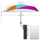 yanfind Umbrella Manual Puzzle Growth Studio Courage Concentration Block Support Innovation Shot Adversity Risk Windproof waterproof anti-ultraviolet protection golf umbrella