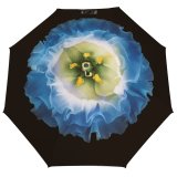 yanfind Umbrella Manual Growth Dark Intricacy Shot Impulse East Sensory Abstract Health China Flower Generated Windproof waterproof anti-ultraviolet protection golf umbrella