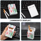 yanfind Cigarette Case Transparent Fashionable Kaleidoscope Metal Lay Natural Anniversary Striped Abstract Technology Competition Hard Plastic Crushproof Cigarette Case