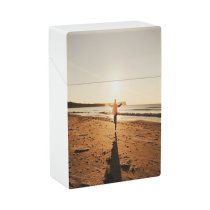 yanfind Cigarette Case Beach Happiness Outstretched Lifestyles Forward Way Over Ireland Vitality Carefree Hard Plastic Crushproof Cigarette Case