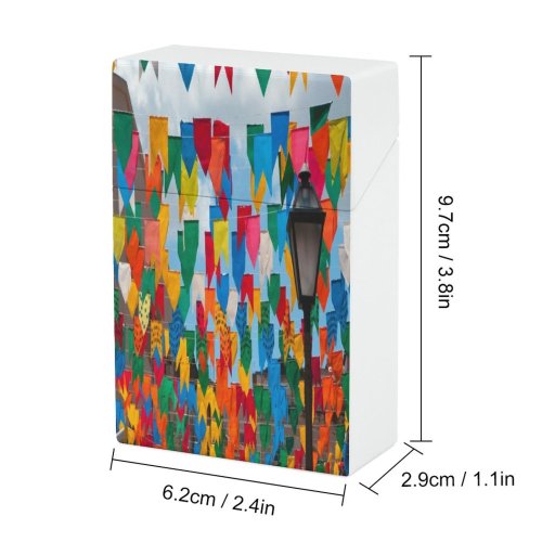 yanfind Cigarette Case Junina Festival Place Brazil Flag Travel Brazilian Festa Maranhao Luis Famous Cities Hard Plastic Crushproof Cigarette Case