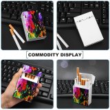 yanfind Cigarette Case Tranquility Growth Studio Beauty Stamen Shot Simplicity France Vibrant Petal Flower Hard Plastic Crushproof Cigarette Case