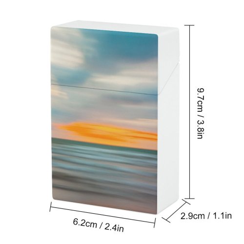 yanfind Cigarette Case Space Non Effects Tranquility Idyllic Social Dreaming Issues Futuristic Screen Saver Hard Plastic Crushproof Cigarette Case