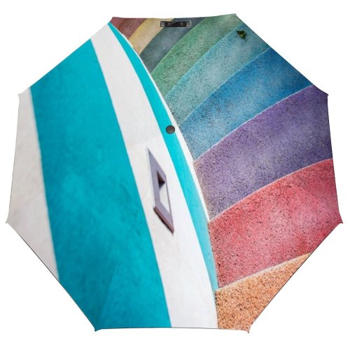 yanfind Umbrella Manual Denmark Exterior Cultures Staircases Staircase Railing Cities Building Hill Destinations Capital Outdoors Windproof waterproof anti-ultraviolet protection golf umbrella