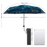 yanfind Umbrella Manual Roppongi Space Hills Japanese Place Moody Scenics High Exterior Aerial Windproof waterproof anti-ultraviolet protection golf umbrella