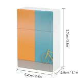 yanfind Cigarette Case Space Saturated Parking Social Issues Bicycle High Energy Generated Creativity Conservation Transportation Hard Plastic Crushproof Cigarette Case