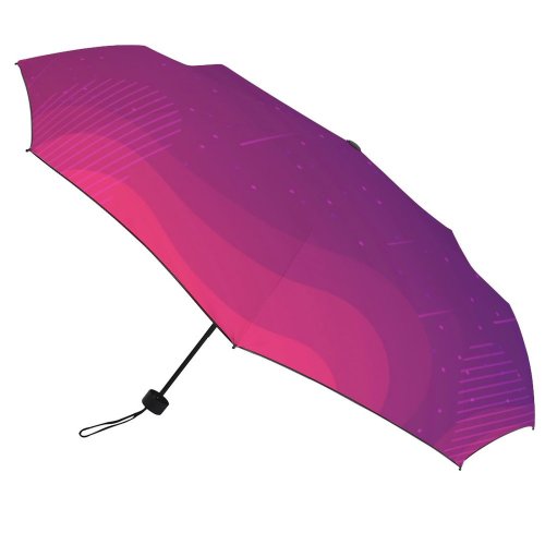 yanfind Umbrella Manual Space Meteor Attitude Futuristic Cool Shower Dark Neon Vitality Generated Lighting Liquid Windproof waterproof anti-ultraviolet protection golf umbrella