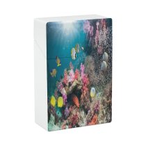 yanfind Cigarette Case Relaxation Tranquility Fish Coral Undersea Beauty Awe Ecosystem Scenics Andaman Sea Exoticism Hard Plastic Crushproof Cigarette Case