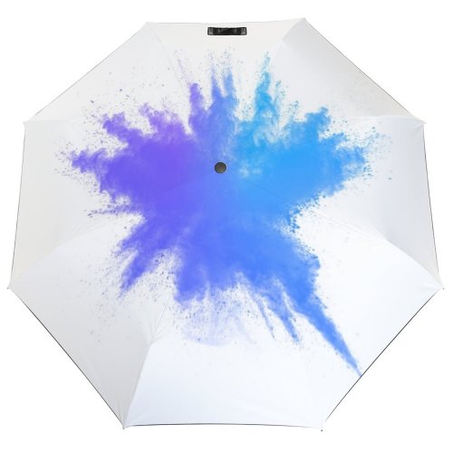 yanfind Umbrella Manual Sky Powder Social Dimensional Surreal Destruction Issues Burning Valencia Stack Moving Windproof waterproof anti-ultraviolet protection golf umbrella