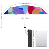 yanfind Umbrella Manual Studio Interlocked Dark Jersey Flowing Shot Togetherness Hot Craft Vibrant Wave Light Windproof waterproof anti-ultraviolet protection golf umbrella