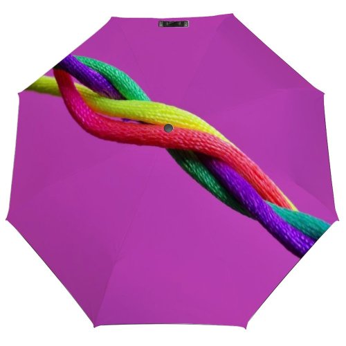 yanfind Umbrella Manual Sewing Teamwork Community Simplicity Unity Togetherness Twisted Attached Flexibility Straight Abstract Windproof waterproof anti-ultraviolet protection golf umbrella