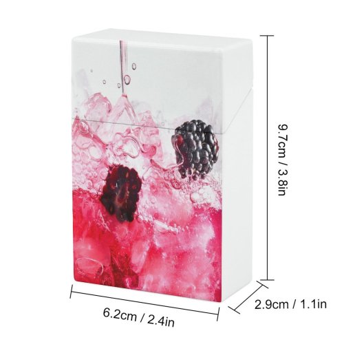 yanfind Cigarette Case Studio Cube Temperature Shot Francisco Freshness Blackberry California Summer Hard Plastic Crushproof Cigarette Case