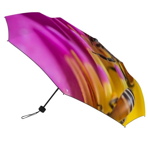 yanfind Umbrella Manual Garden Honey Khan Pollen Tranquility Magnification Prachuap Botany Lily Beauty Springtime Bee Windproof waterproof anti-ultraviolet protection golf umbrella
